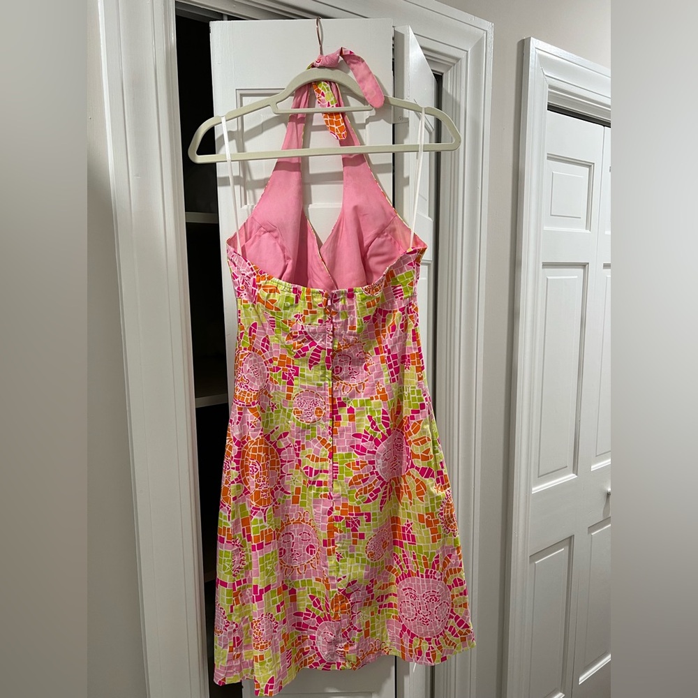 Lilly Pulitzer Sun Salute Halter Dress - Picture 2 of 5